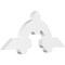 Ekena Millwork Ericson Architectural Grade PVC Gable Bracket, 36"W x 15"H x 2"D x 4"F, 10/12 Pitch GBP036X15X0204ERI00 - alternate 1